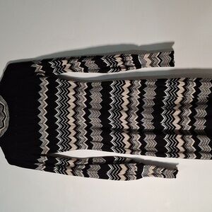 Moda International Color Block Chevron Knit Dress Size XS/S